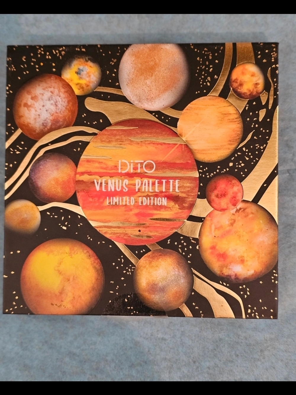 DiTO Venus Palette - Warm Orange & Gold Eyeshadow Palette